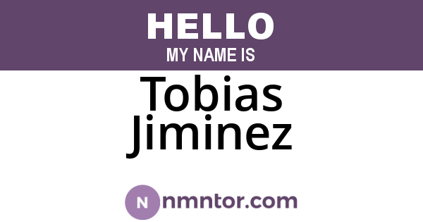 Tobias Jiminez