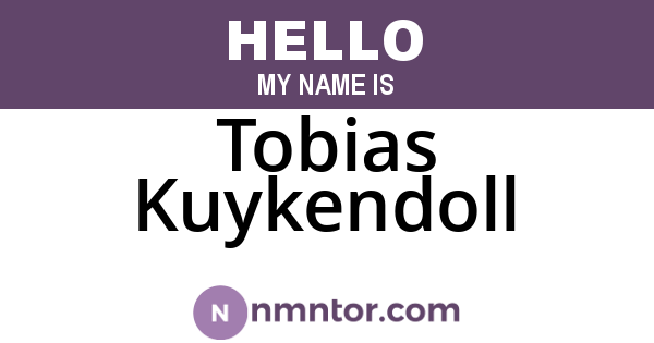 Tobias Kuykendoll