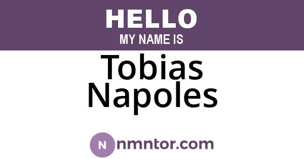 Tobias Napoles