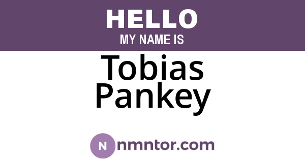 Tobias Pankey