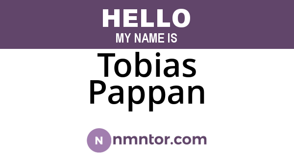 Tobias Pappan