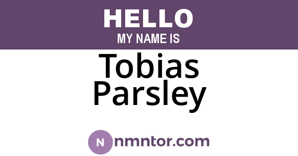 Tobias Parsley