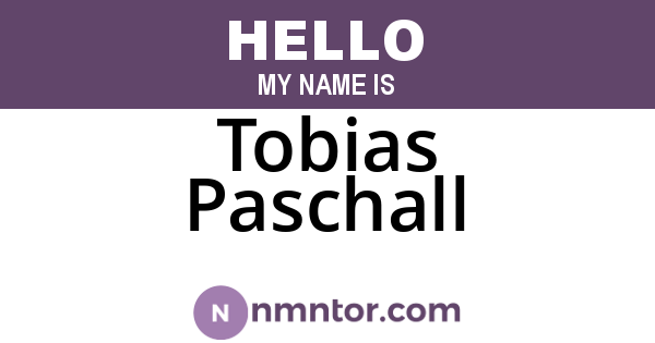 Tobias Paschall
