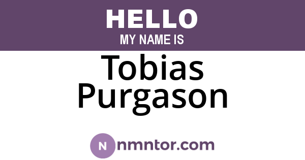 Tobias Purgason