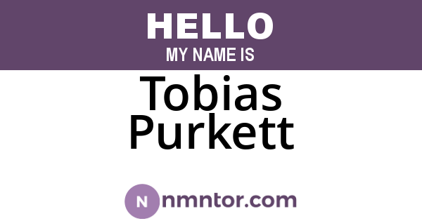 Tobias Purkett