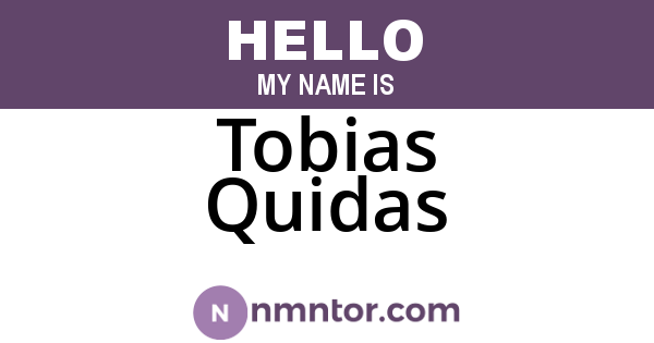 Tobias Quidas