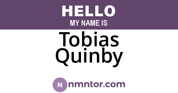Tobias Quinby