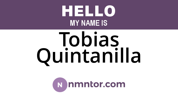 Tobias Quintanilla