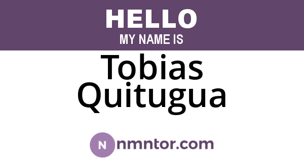 Tobias Quitugua