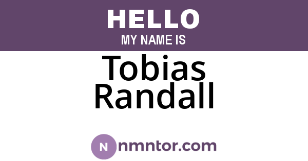 Tobias Randall