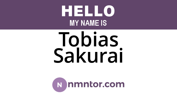 Tobias Sakurai