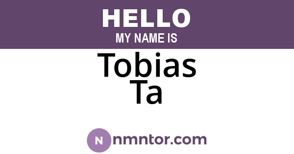 Tobias Ta