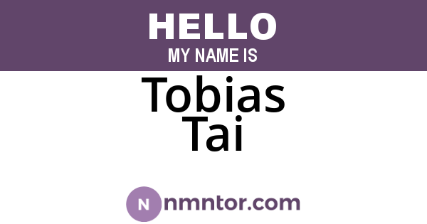 Tobias Tai