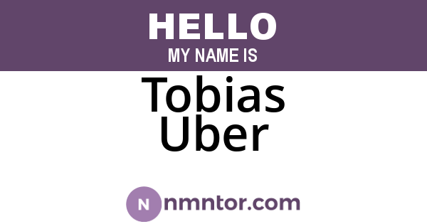 Tobias Uber