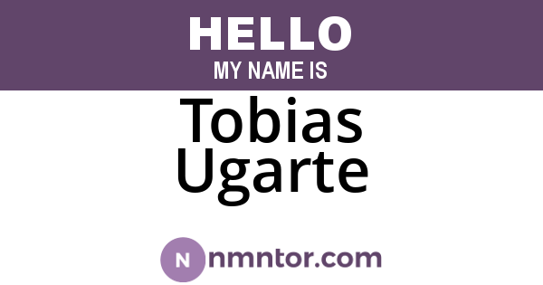 Tobias Ugarte