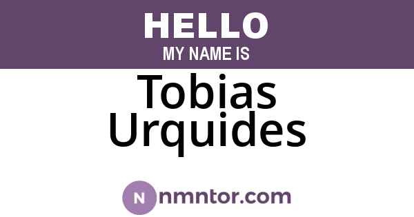Tobias Urquides