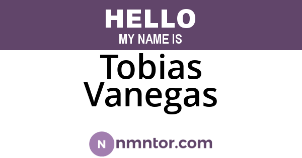 Tobias Vanegas