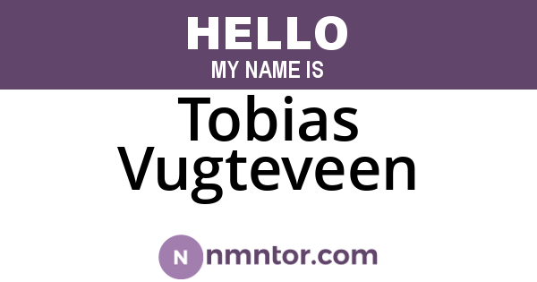 Tobias Vugteveen