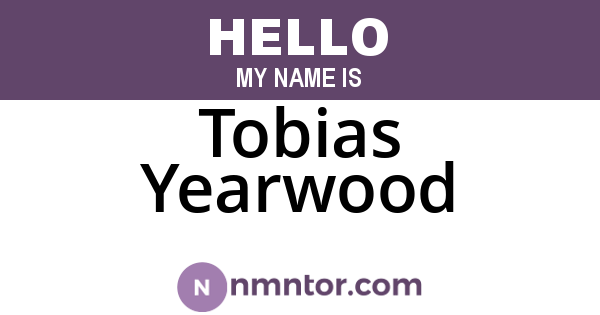 Tobias Yearwood