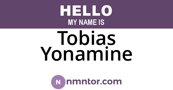 Tobias Yonamine