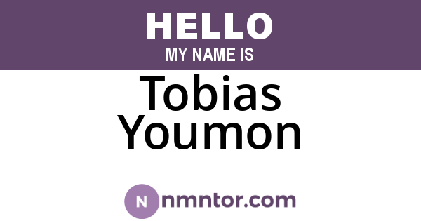 Tobias Youmon