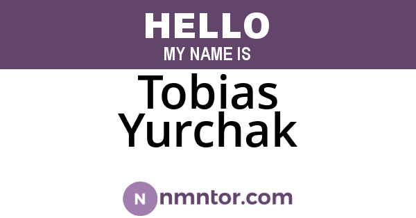Tobias Yurchak