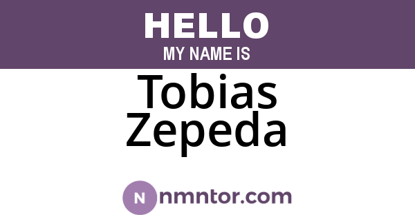 Tobias Zepeda