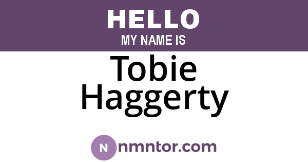 Tobie Haggerty