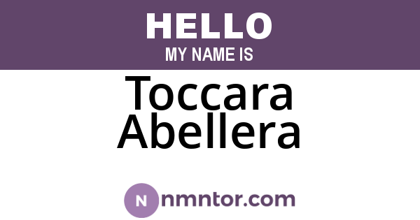 Toccara Abellera