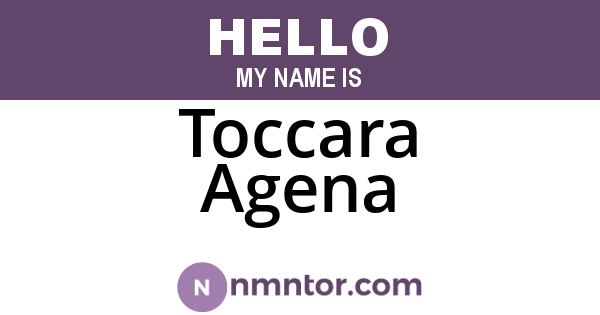Toccara Agena