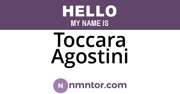 Toccara Agostini