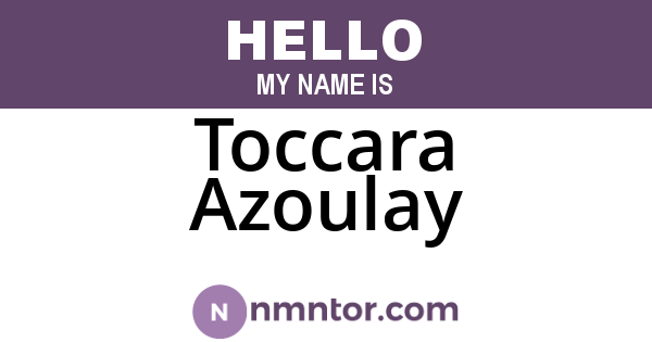 Toccara Azoulay