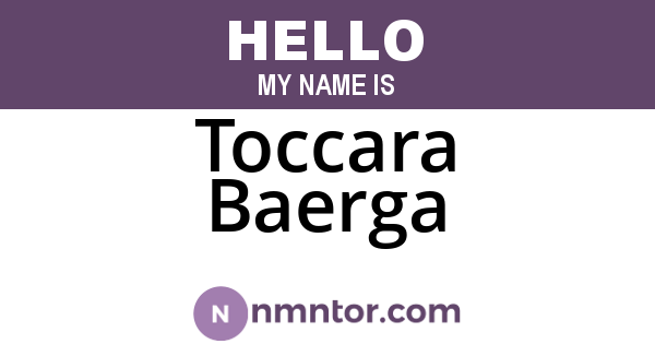 Toccara Baerga