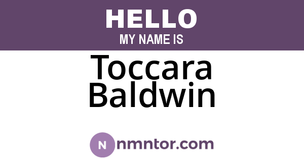 Toccara Baldwin