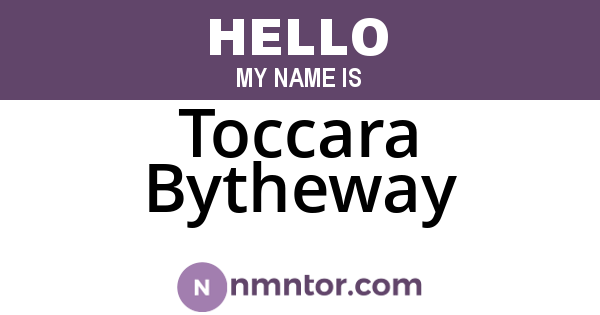 Toccara Bytheway