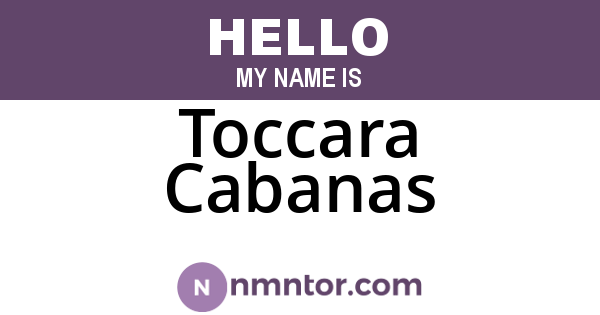 Toccara Cabanas