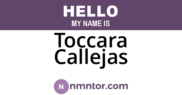 Toccara Callejas