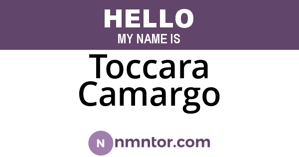 Toccara Camargo