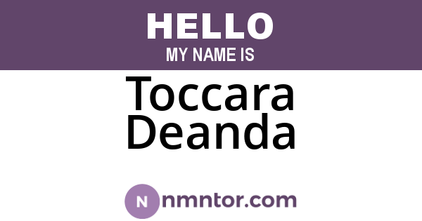 Toccara Deanda
