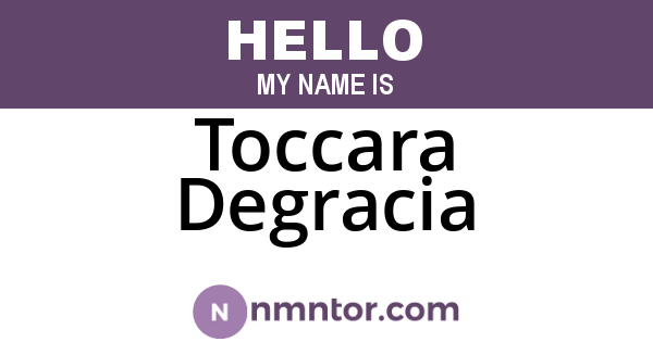 Toccara Degracia