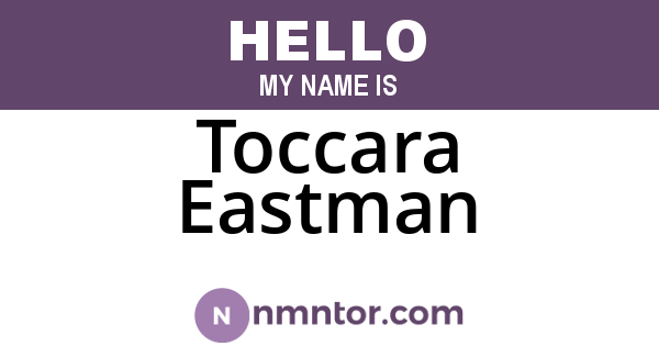 Toccara Eastman
