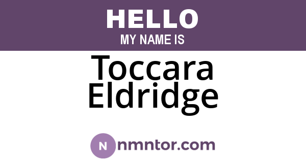 Toccara Eldridge