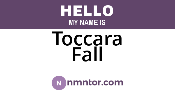 Toccara Fall