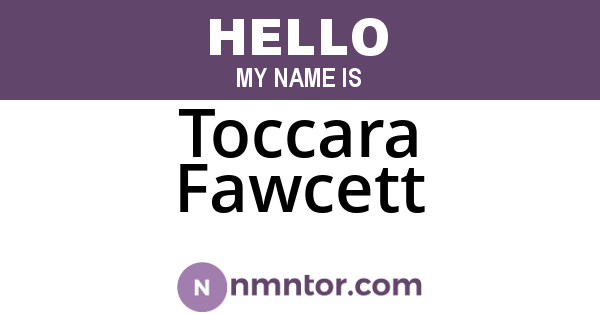 Toccara Fawcett