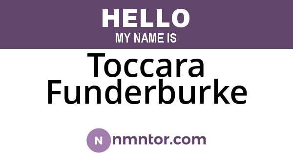 Toccara Funderburke