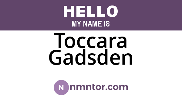 Toccara Gadsden