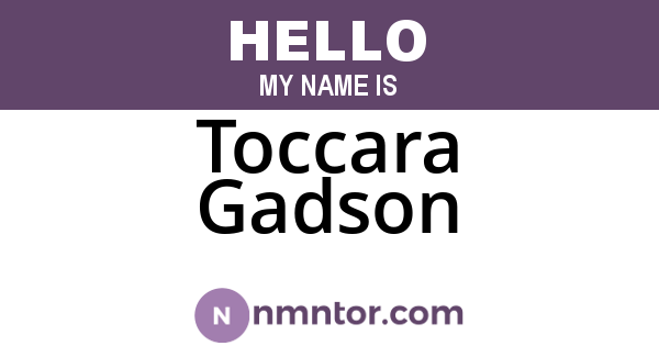 Toccara Gadson