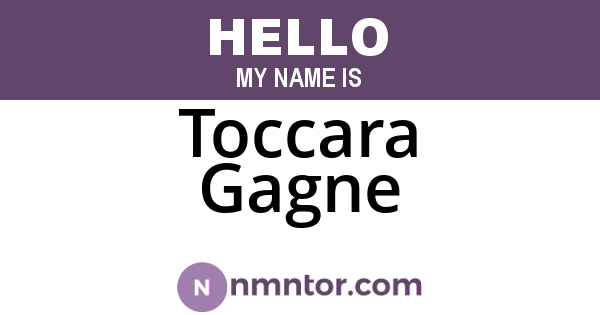 Toccara Gagne