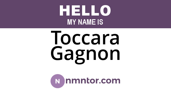 Toccara Gagnon