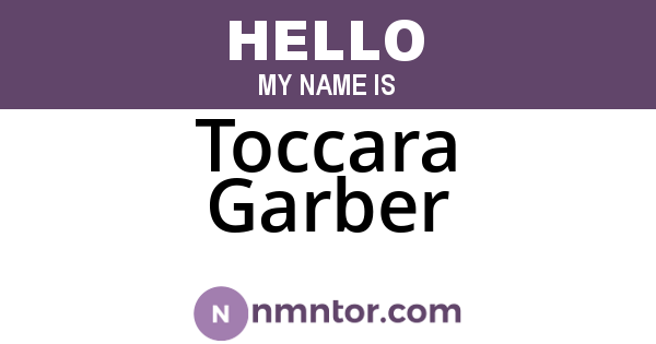 Toccara Garber